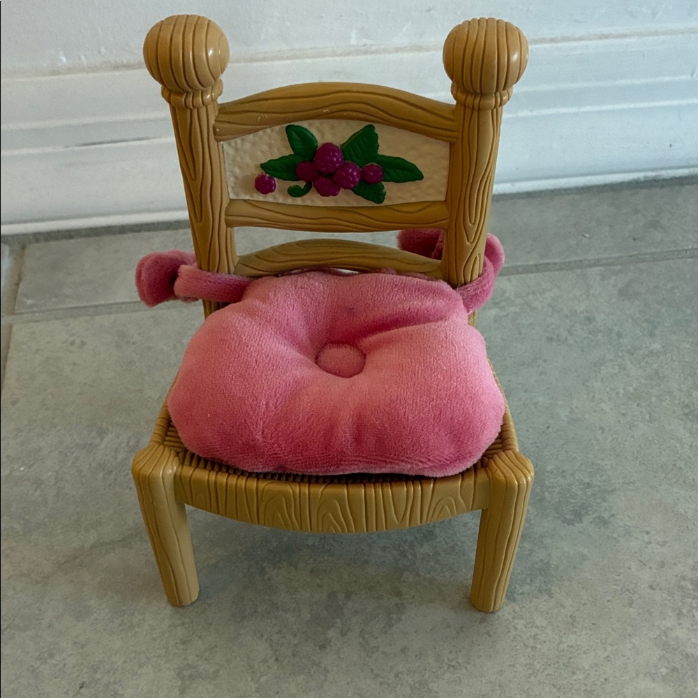 Fisher Price Briarberry Bears Dollhouse Dining Room Replacement Chair 1998
